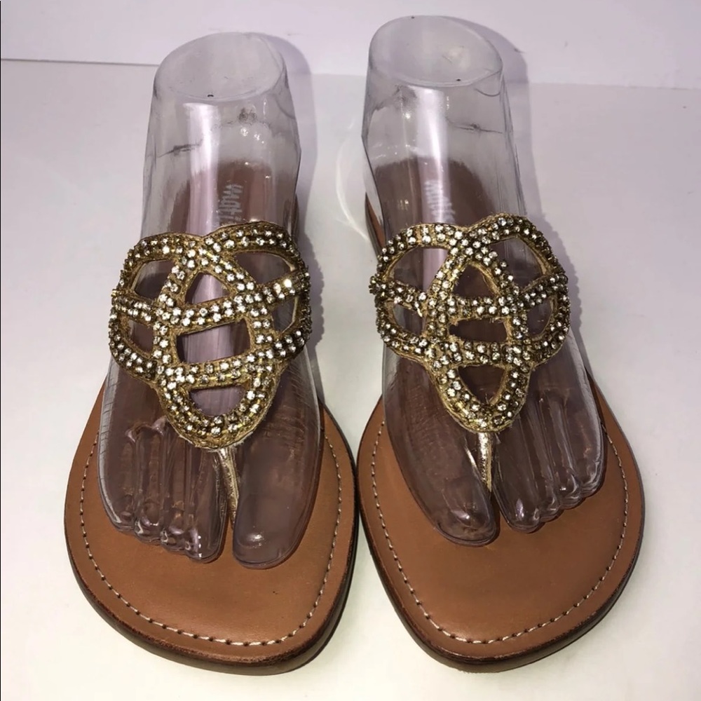 Matisse Rhinestone Sandals - size 8